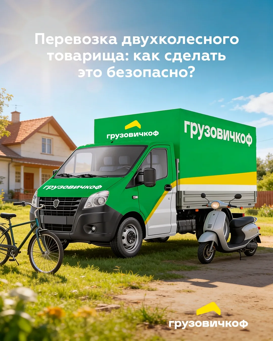 Перевозка двухколесного товарища: как сделать это безопасно? 

Велосипед, самокат или скутер отлично
