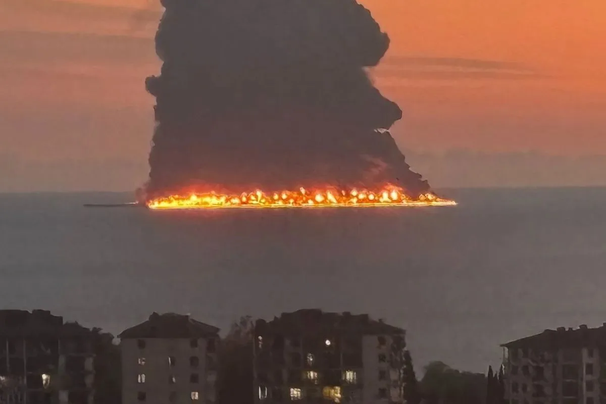 🚨 АТАКА НА ТАНКЕР У СОЧИ