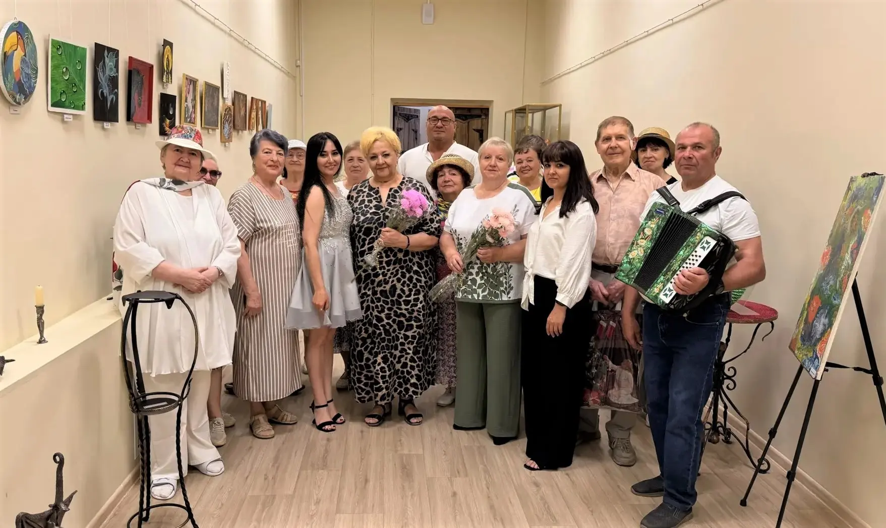 💫 Новые горизонты творчества: в музее „Кузнецкое подворье“ открылась выставка картин Н...
