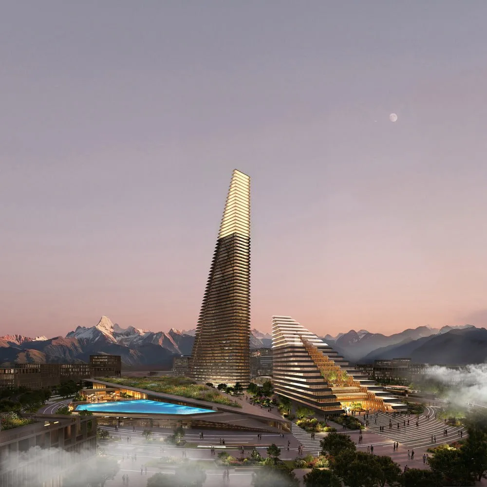 Iconic Complex / Skidmore, Owings & Merrill (SOM)

Iconic Complex формируется как центральный делово