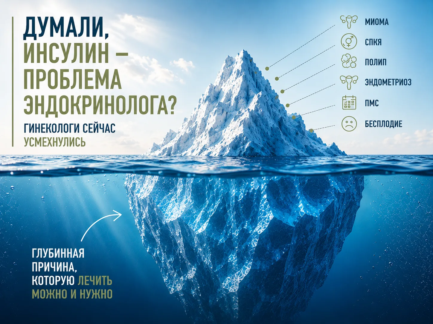 Думали, инсулин – проблема эндокринолога? Гинекологи сейчас усмехнулись