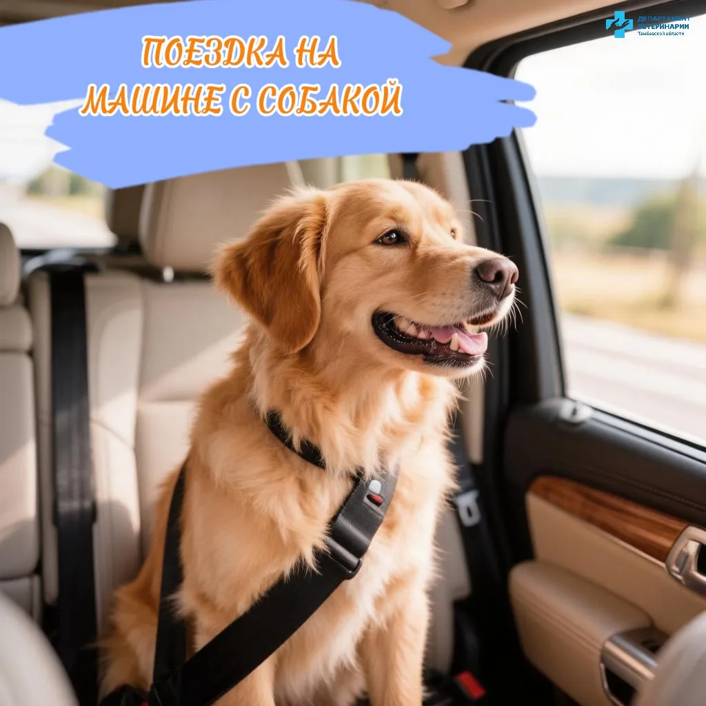 🚘Поездка на машине с собакой: советы и рекомендации для комфортного путешествия
