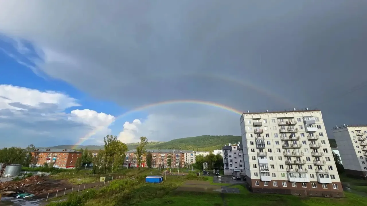 🌈 Двойная радуга на Постоянном от наших читателей 🤩
