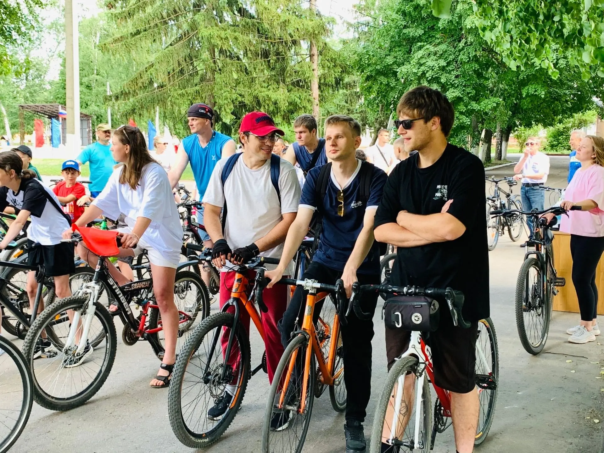 12 июня 2026 года в р. п. Колышлей состоялся велопробег "За здоровую Россию" В мероприятии приняли у