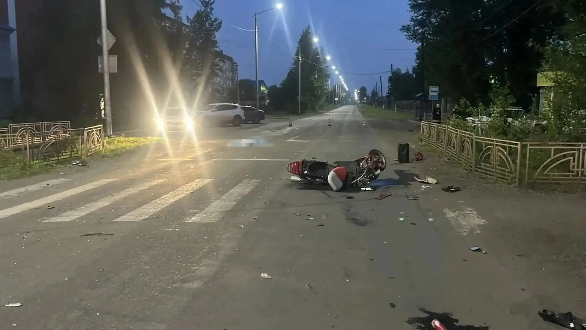 🚨 Сотрудники полиции устанавливают обстоятельства дорожно-транспортного происшествия, в котором оди