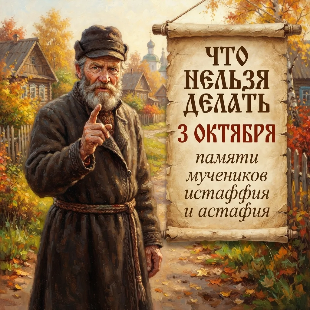 🚫 3 октября — Что нельзя делать