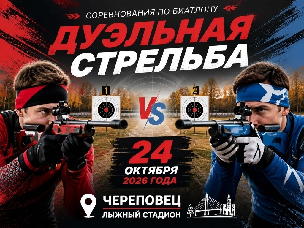 Продолжается регистрация на соревнования по биатлону "Дуэльная стрельба".