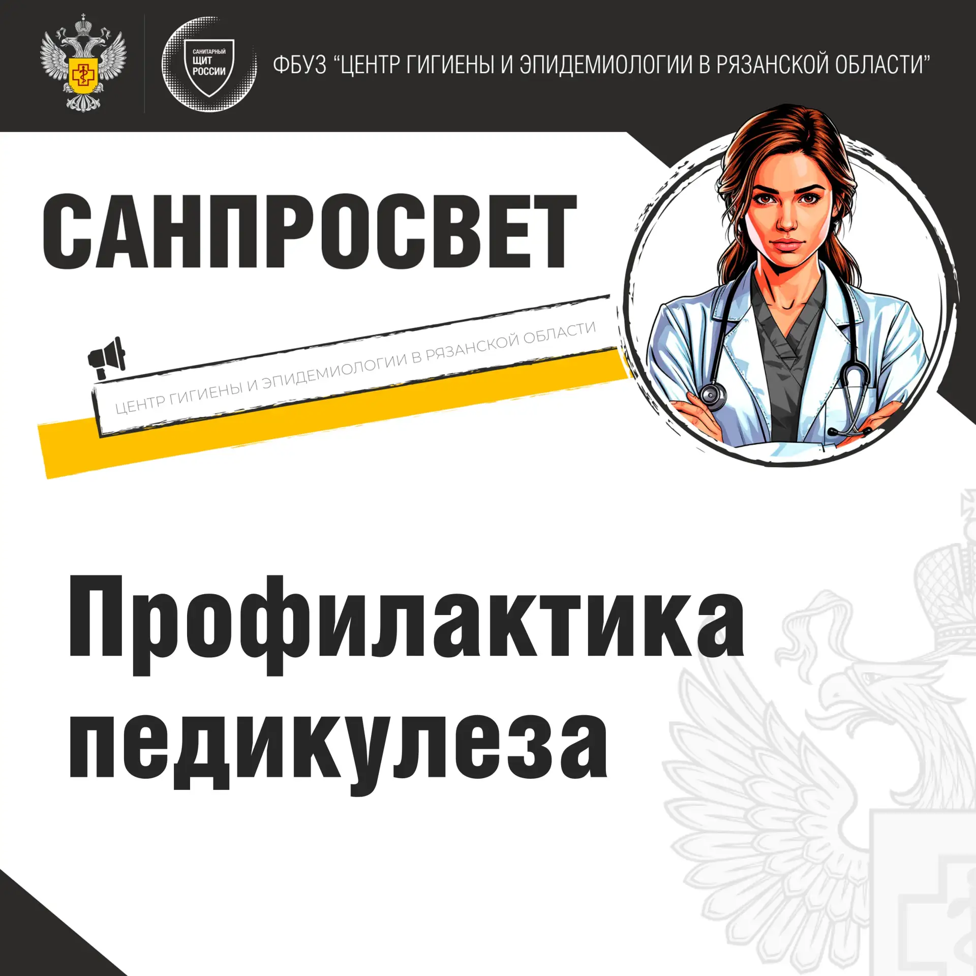 Профилактика педикулеза – это комплекс мер личной и общественной гигиены, направленных ...