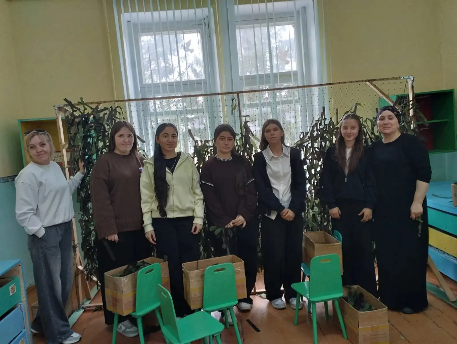 Спасибо большое ученицам 8 класса нашей школы и руководительнице Ольге Владимировне Фар...