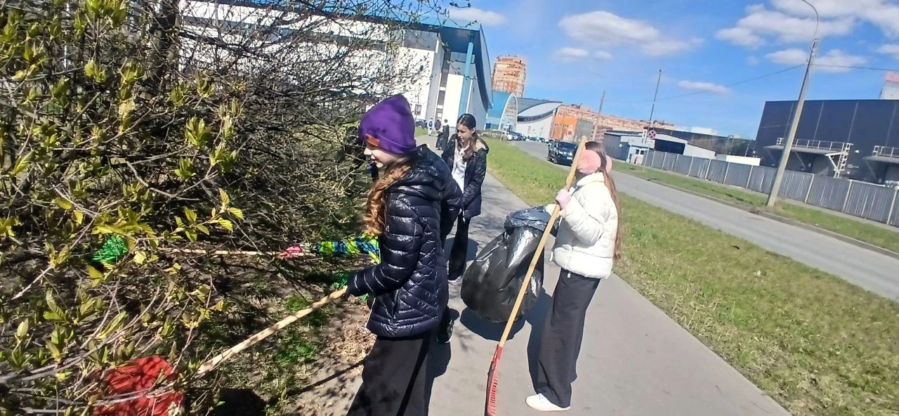 🌱 Забота о природе начинается с малого ☘️   Ребята 6 «Б» класса вместе с классным руководителем Эльв