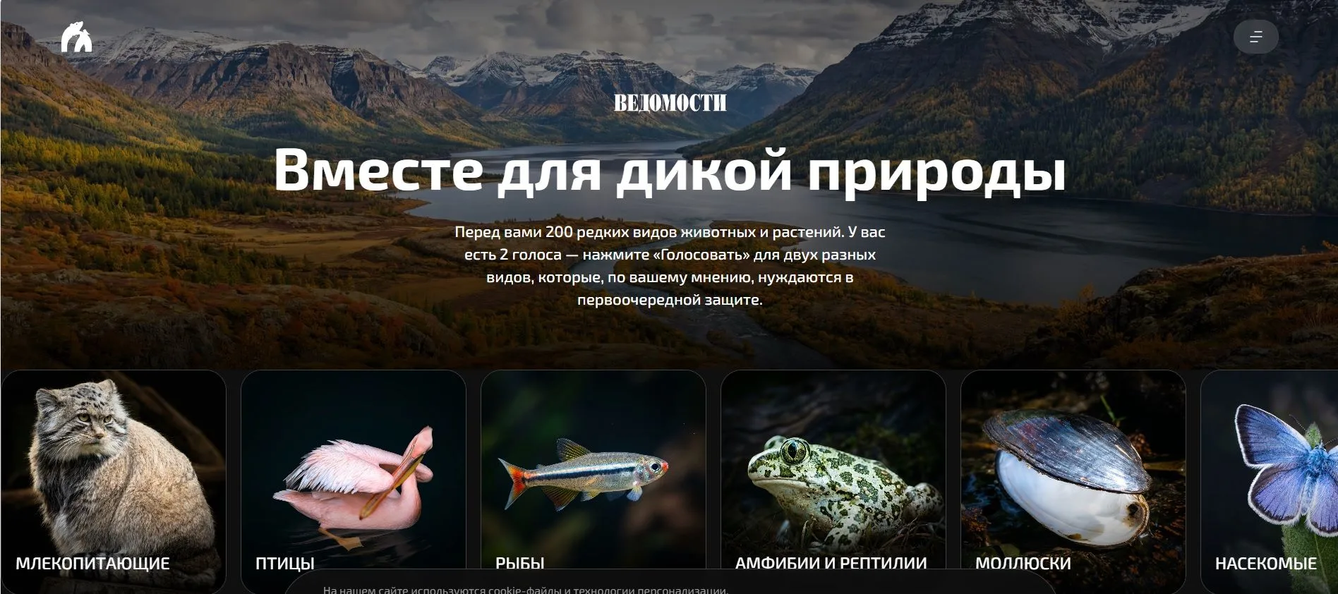 💥 Поможем сохранить природу России: проект «Вместе для дикой природы»