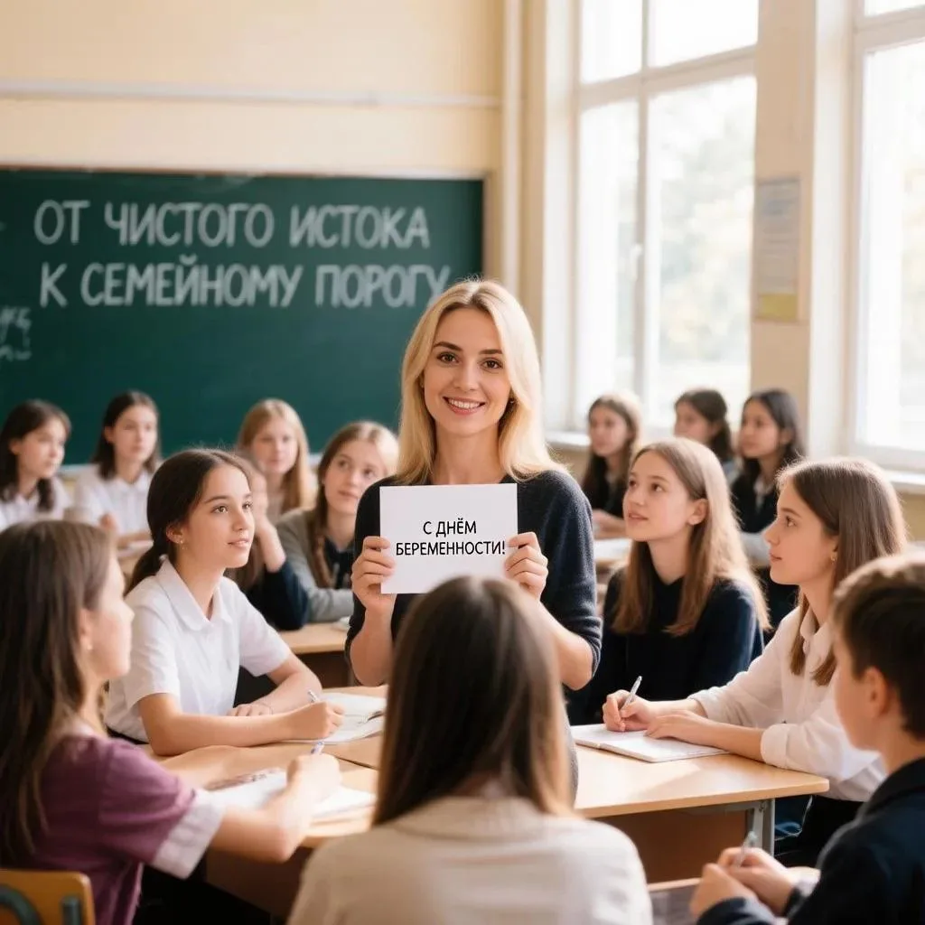 Сегодня, в День беременных 🤰, мы говорим с 11-классниками о самом главном — о будущем.