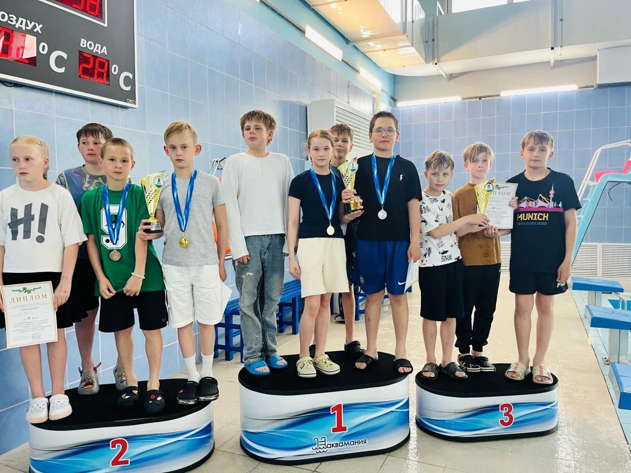 🏊🏊‍♂️20 мая в бассейне МАУ «ФОК «Свирь» прошли соревнования по плаванию на кубок «Боб...