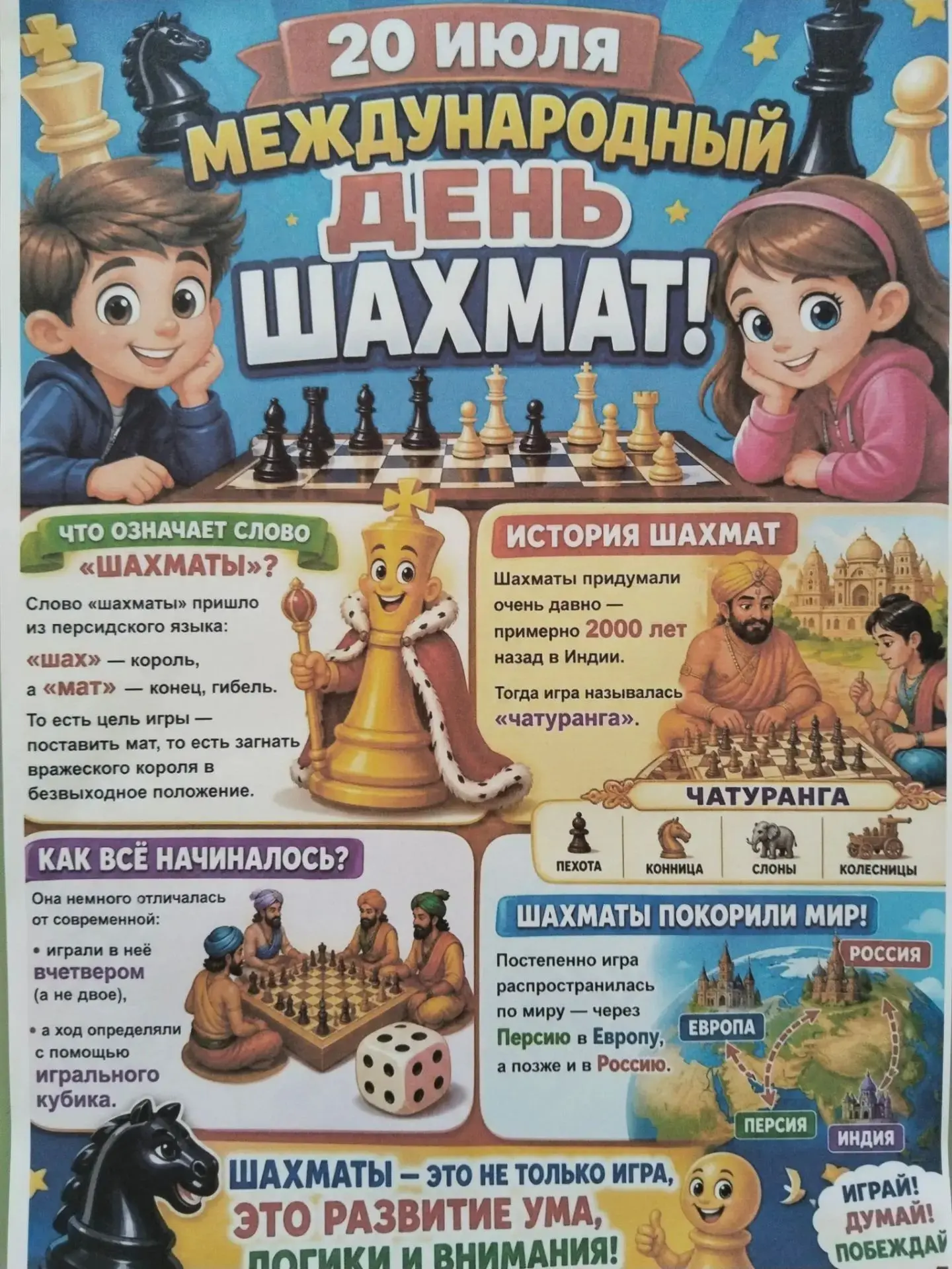 В МБДОУ №109 прошёл День шахмат! ♟️

В рамках тематической недели Года дошкольного образования ребят