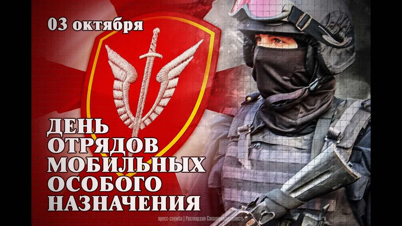С Днём отрядов мобильных особого назначения! С Днём ОМОНа! ✨️