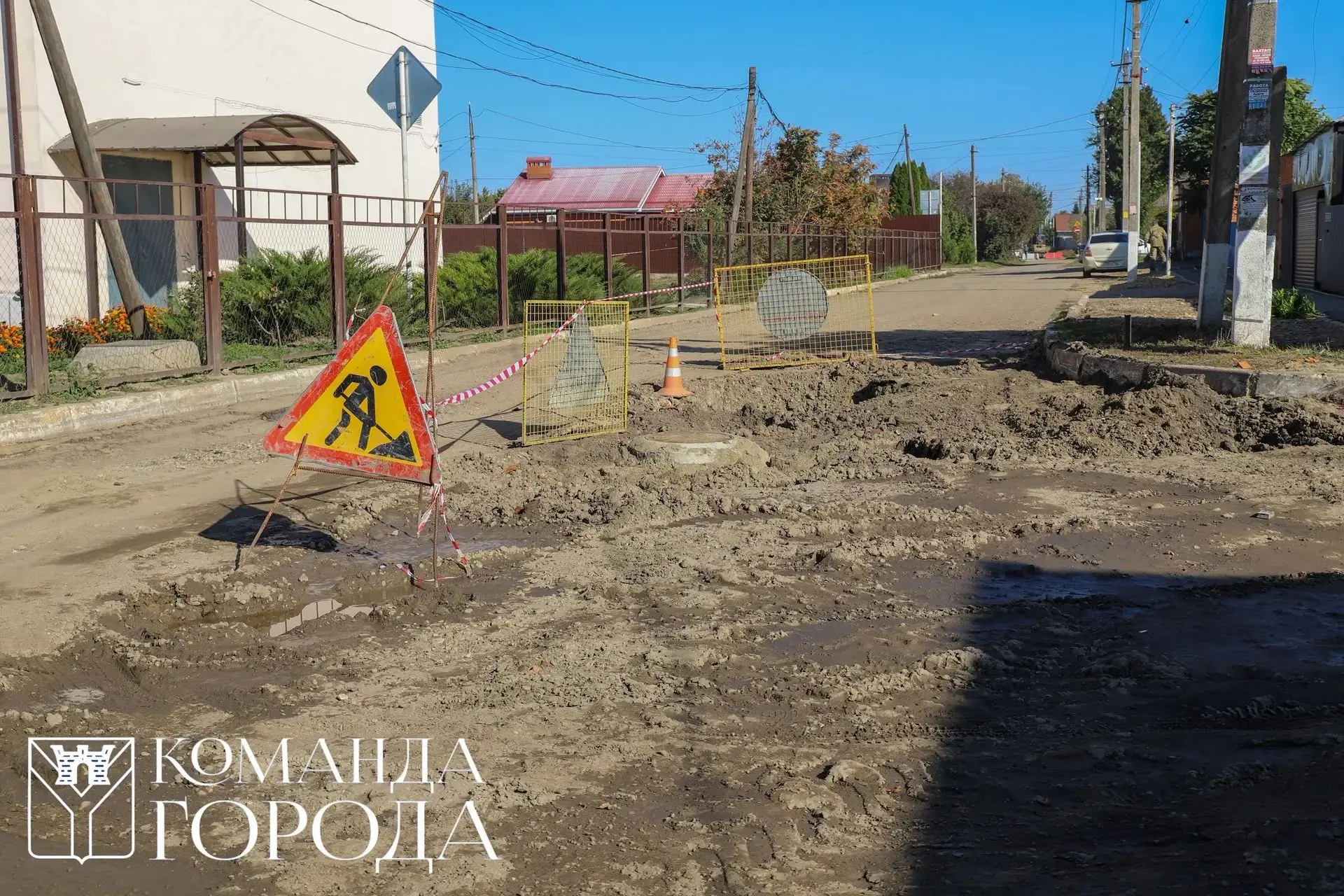Дорожные работы в Усть-Лабинске продолжаются