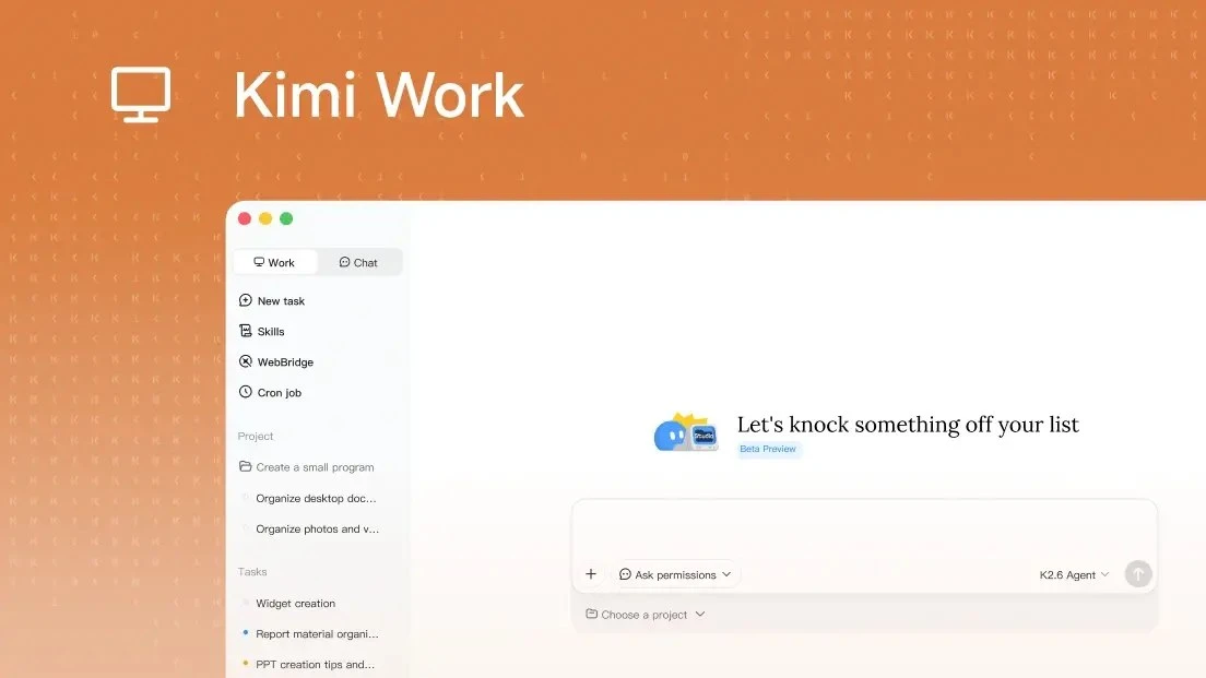 Claude Cowork обзавёлся бесплатным аналогом — китайцы выпустили Kimi Work — мощного лок...