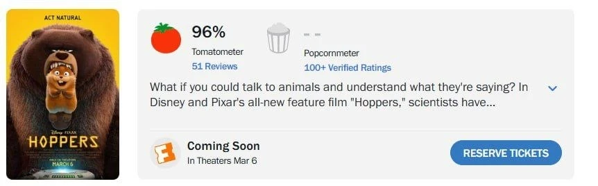 Новый мультфильм #Pixar «Прыгуны» называют настоящим шедевром — новинка про бобров стар...