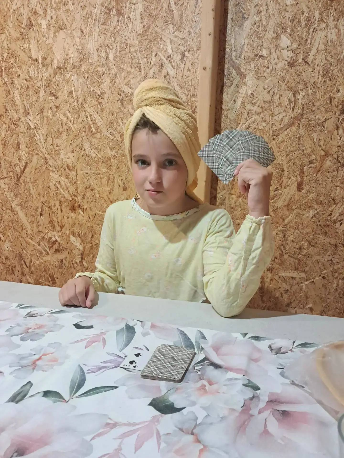 Когда осталась с папой на даче😄