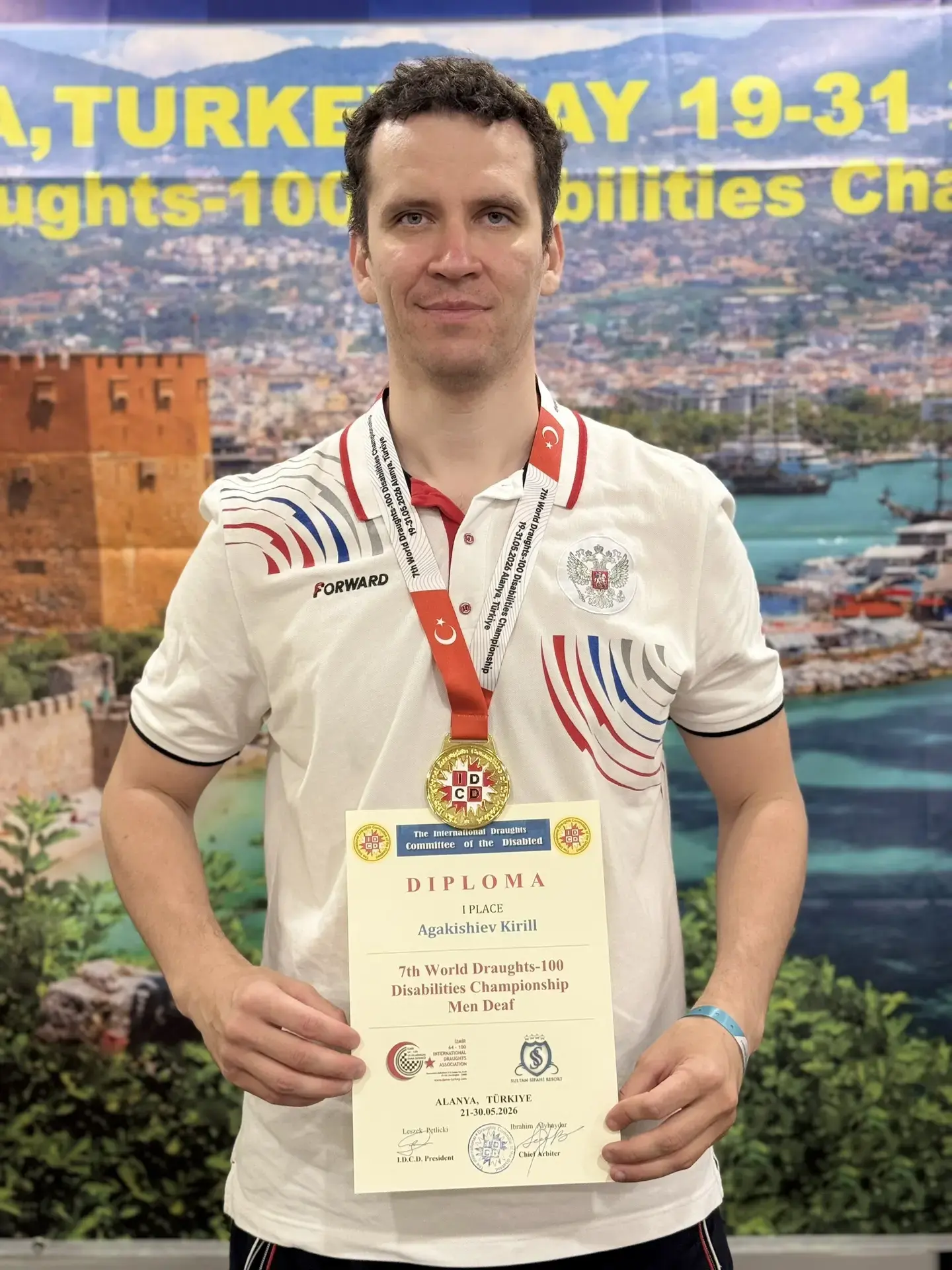 🥇 Белгородец Кирилл Агакишиев стал чемпионом мира по стоклеточным шашкам