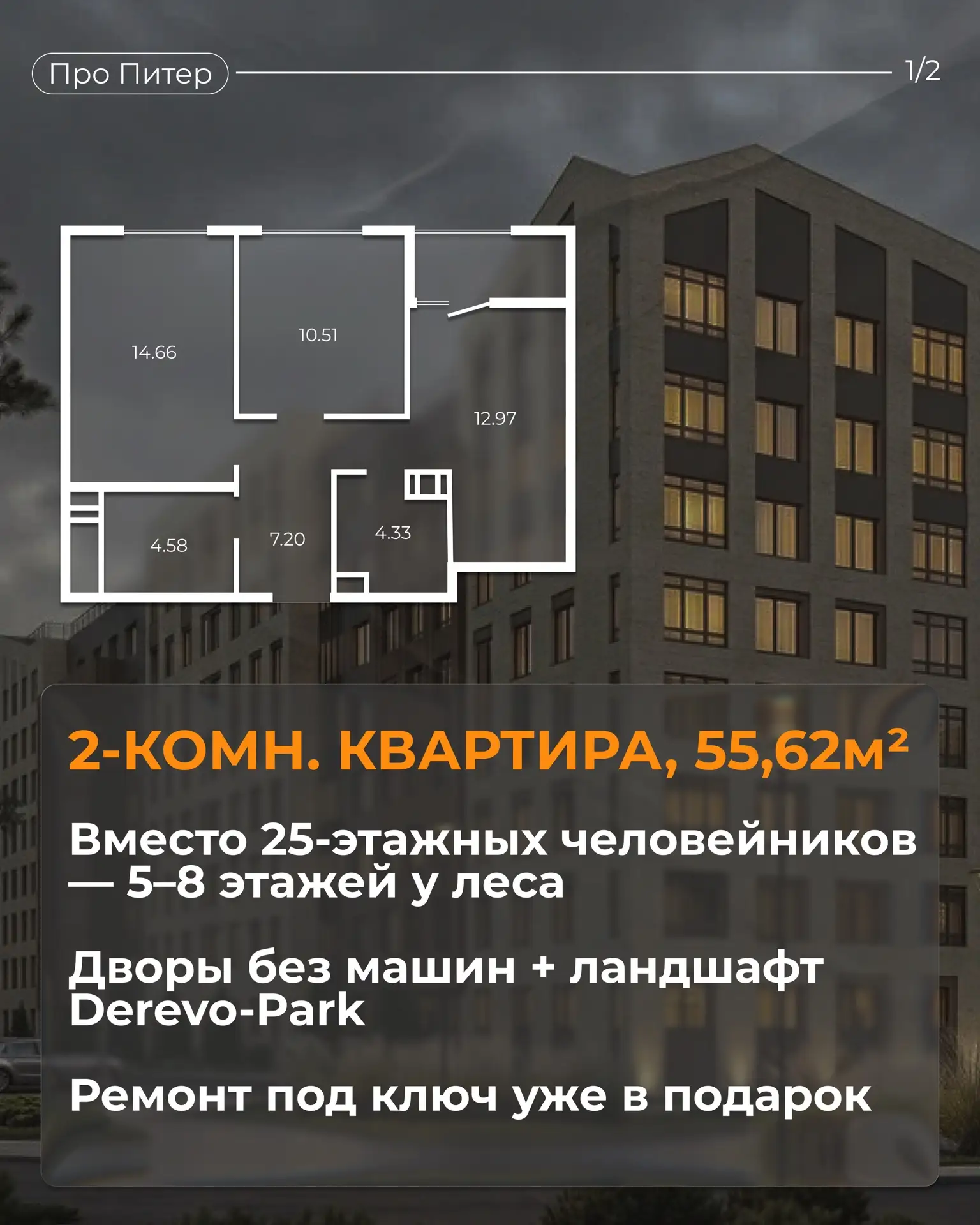 Выполняю обещание — выкладываю расклад по сделке 👋🏻

Речь про ЖК во Всеволожском районе. Да, это з
