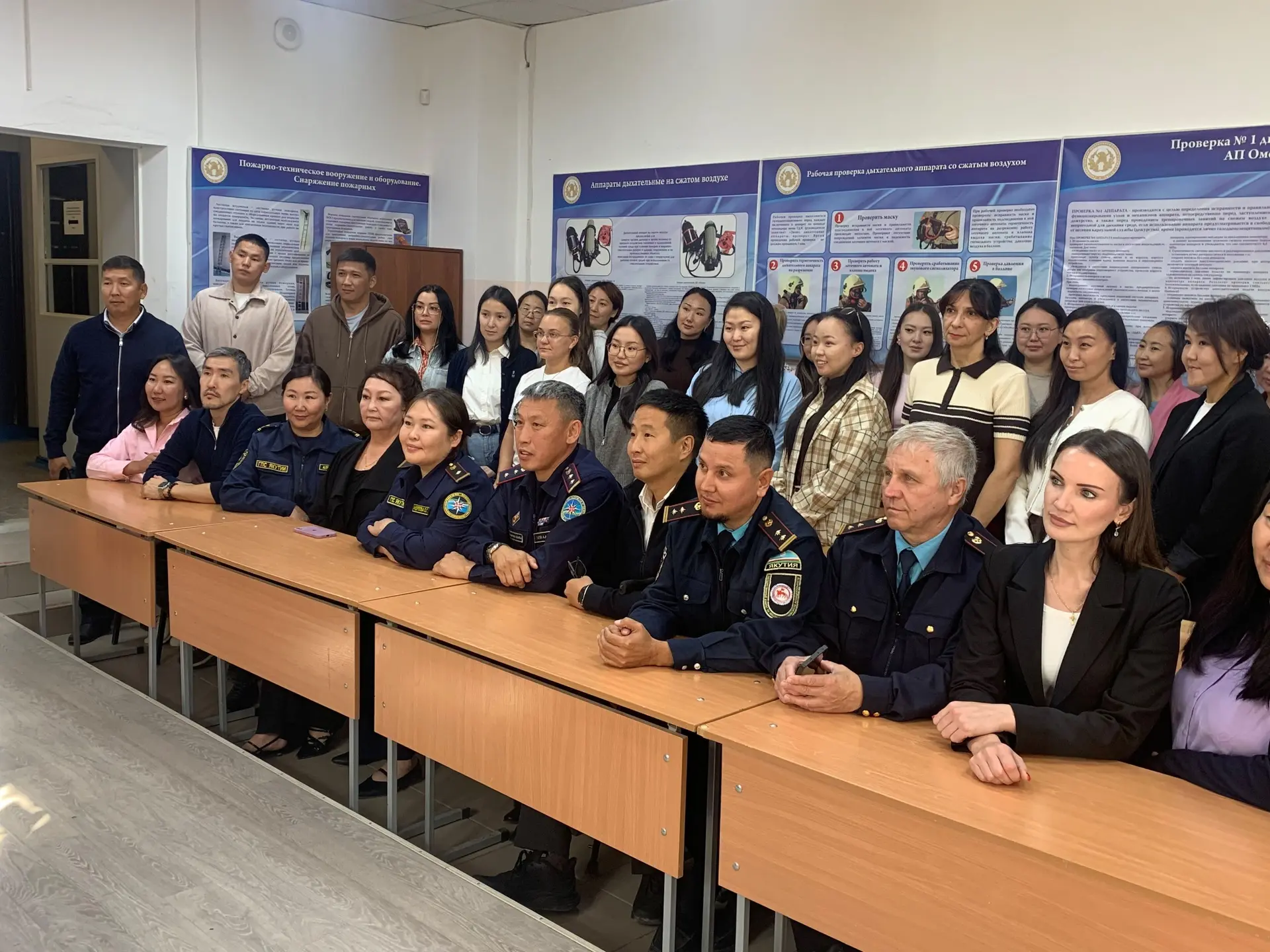 В ГПС РС(Я) состоялась встреча с кандидатом в депутаты Госдумы РФ Петром Шамаевым