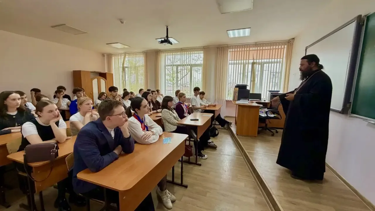 ⛪️Сегодня в гостях был настоятель храма во имя святого исповедника Романа, исполняющий обязанности н