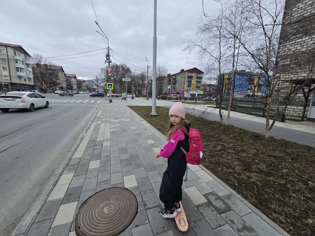 Сегодня я встала позже, чем обычно.