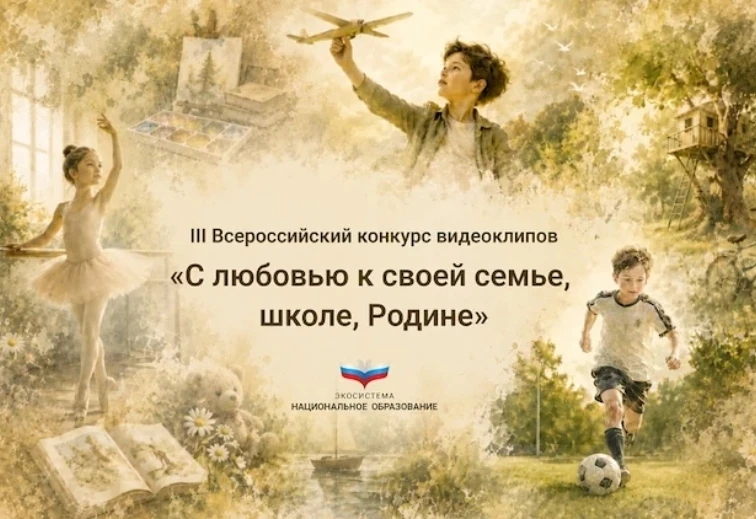 Приглашаем принять участие в III  Всероссийском конкурсе видеоклипов «С любовью к своей семье, школе