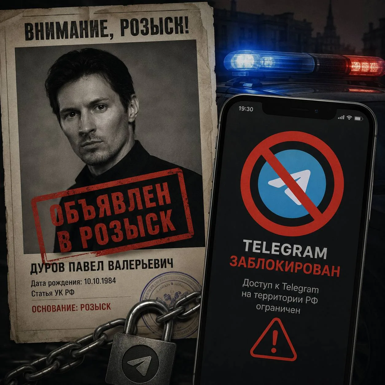 ⚡️⚠️ Telegram «висит на волоске». Дурову грозит пожизненное лишение свободы в России, е...