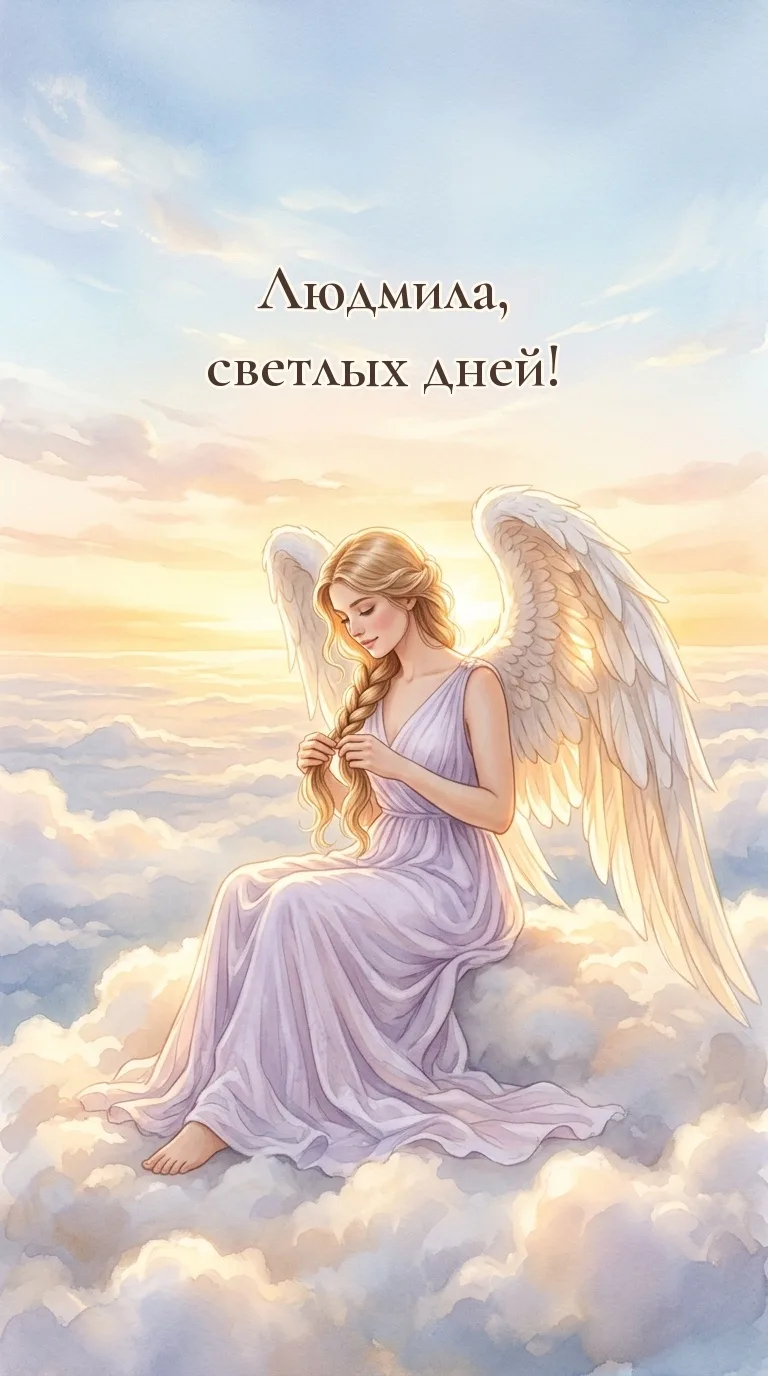 🤍 29 сентября — Людмила, пусть ангел хранит!