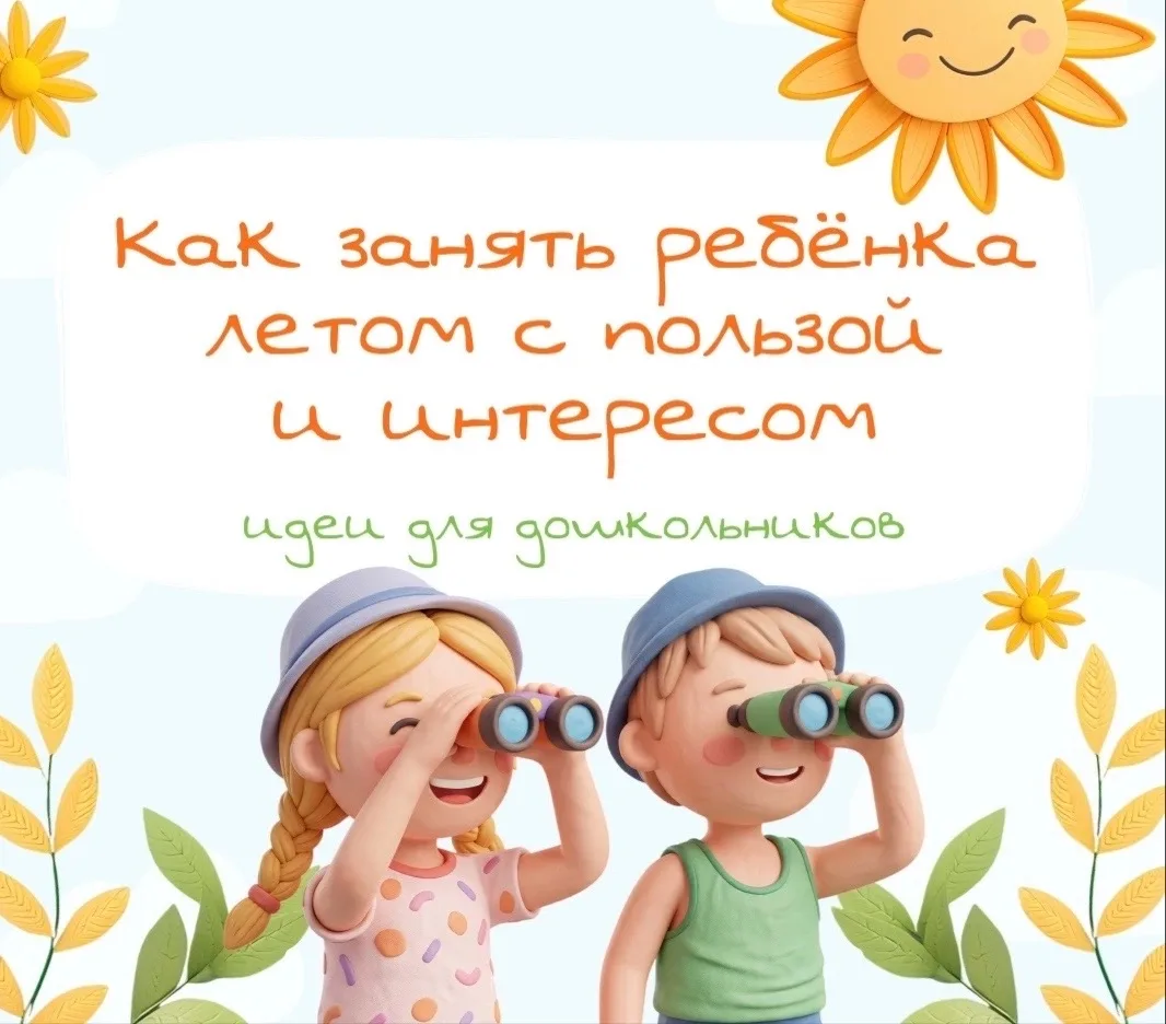 🌞 Лето — время приключений и новых открытий! Но порой так непросто придумать, чем занять ребёнка, ч