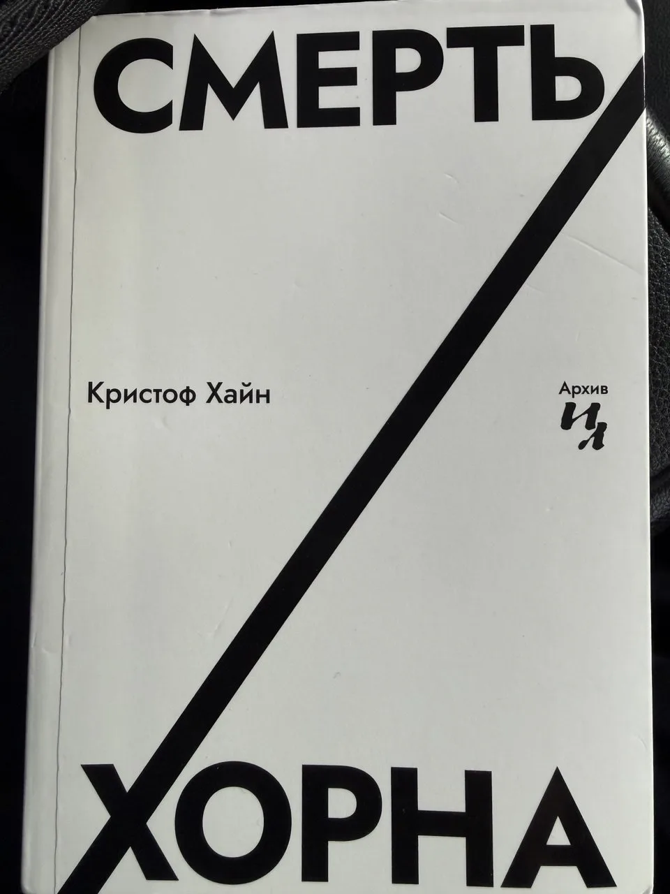 Недавно прочитал роман «Смерть Хорна» Кристоф Хайн.