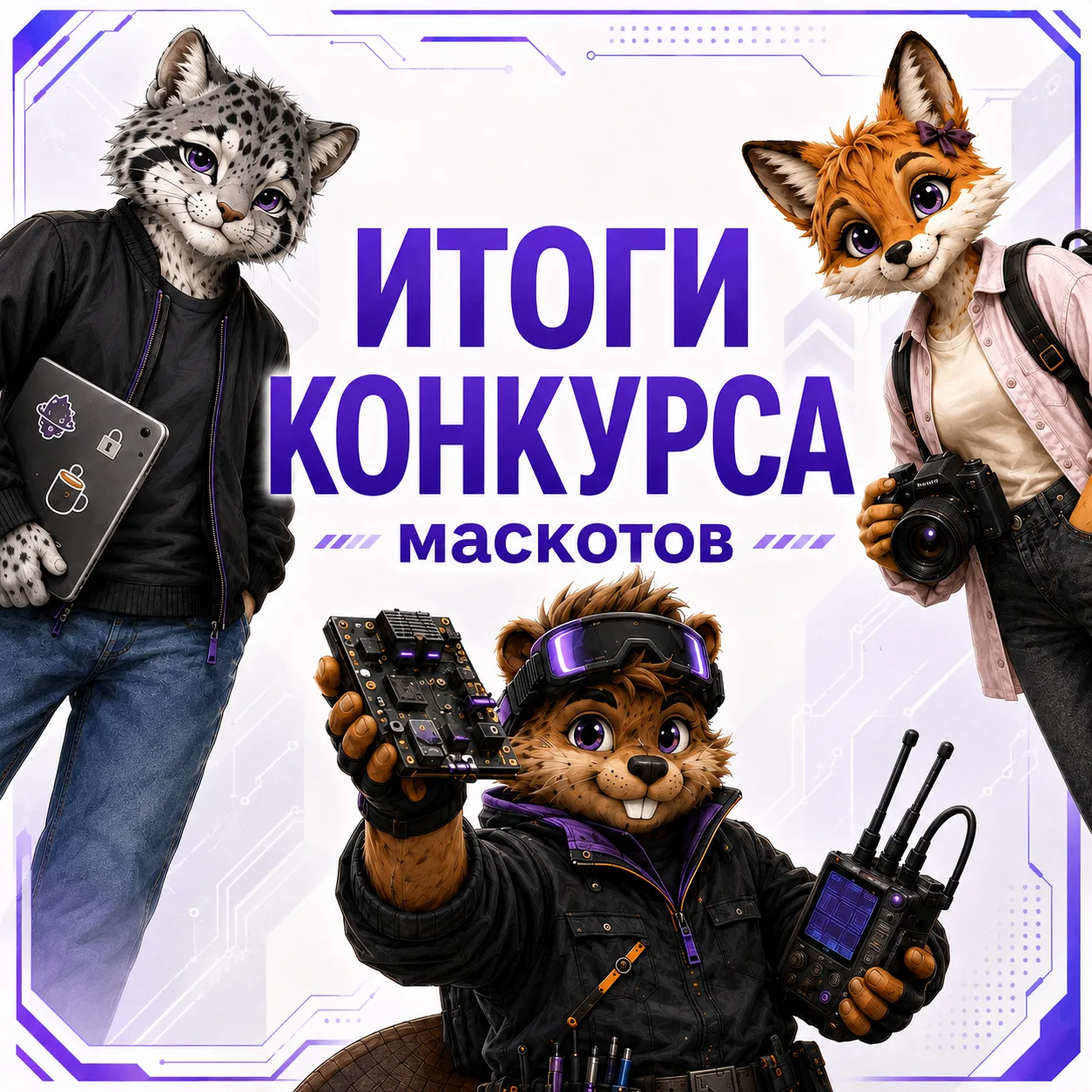 🐾 У #КАИТ20 пополнение в команде маскотов!