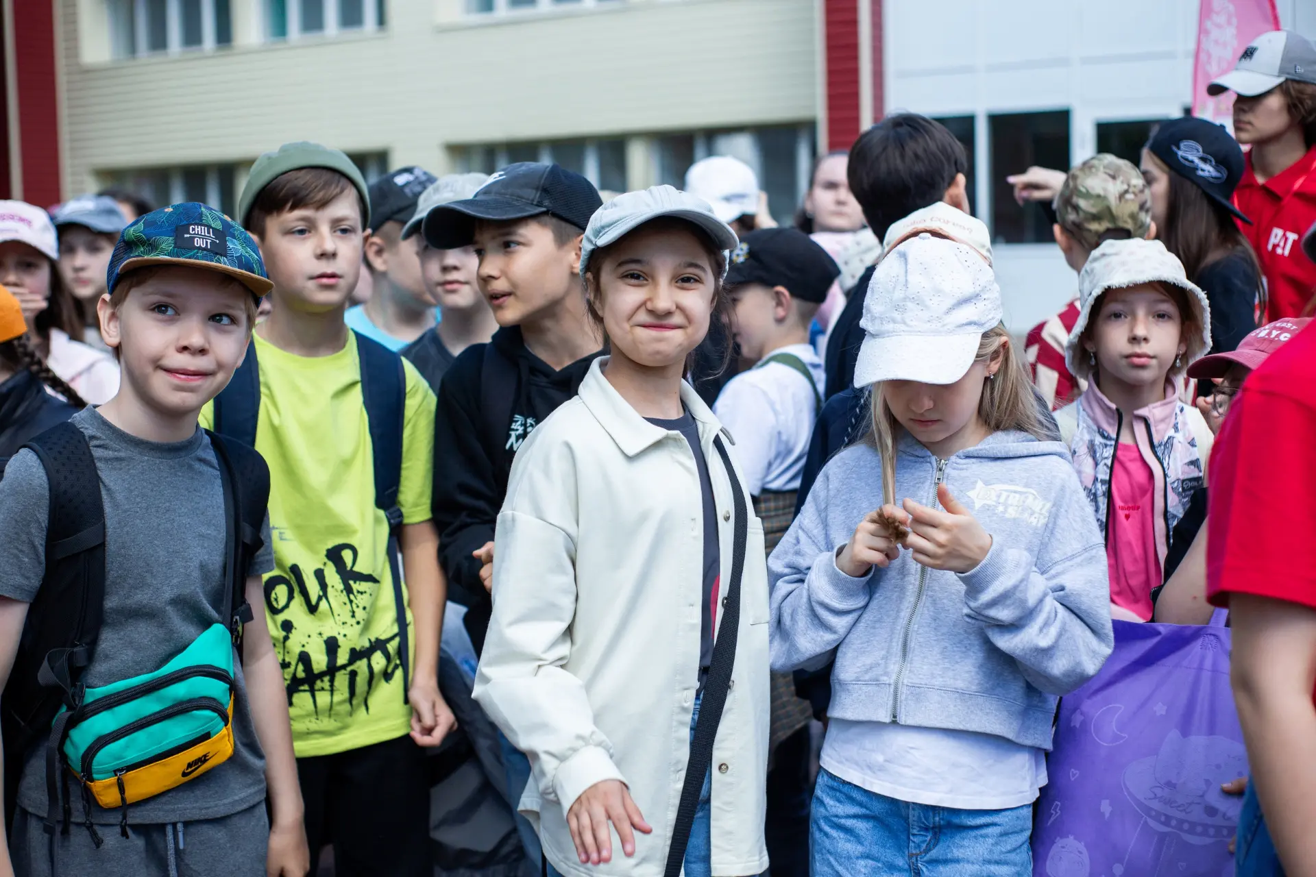 🤩 Ловите привет из первого дня первой летней смены "Круговорота" 2026! Все 8 отрядов-к...
