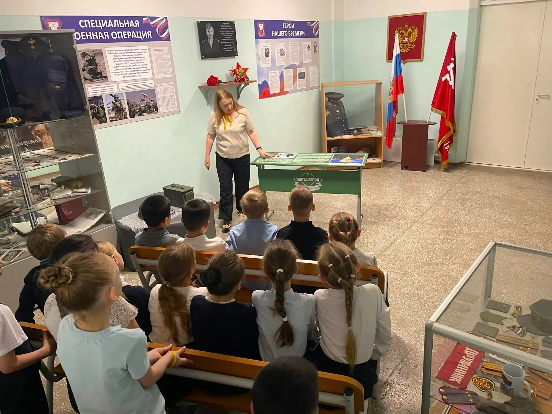 На завершающей неделе учебного года в корпусе А состоялось несколько интерактивных музейных уроков, 