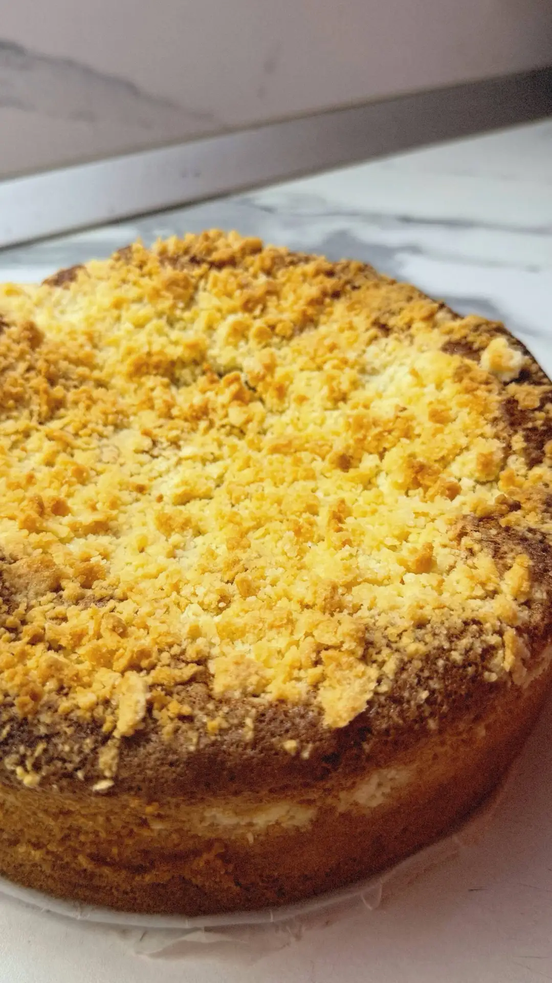 яблочная шарлотка со штрейзельной крошкой 🍎