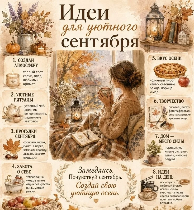Идеи для уютного сентября