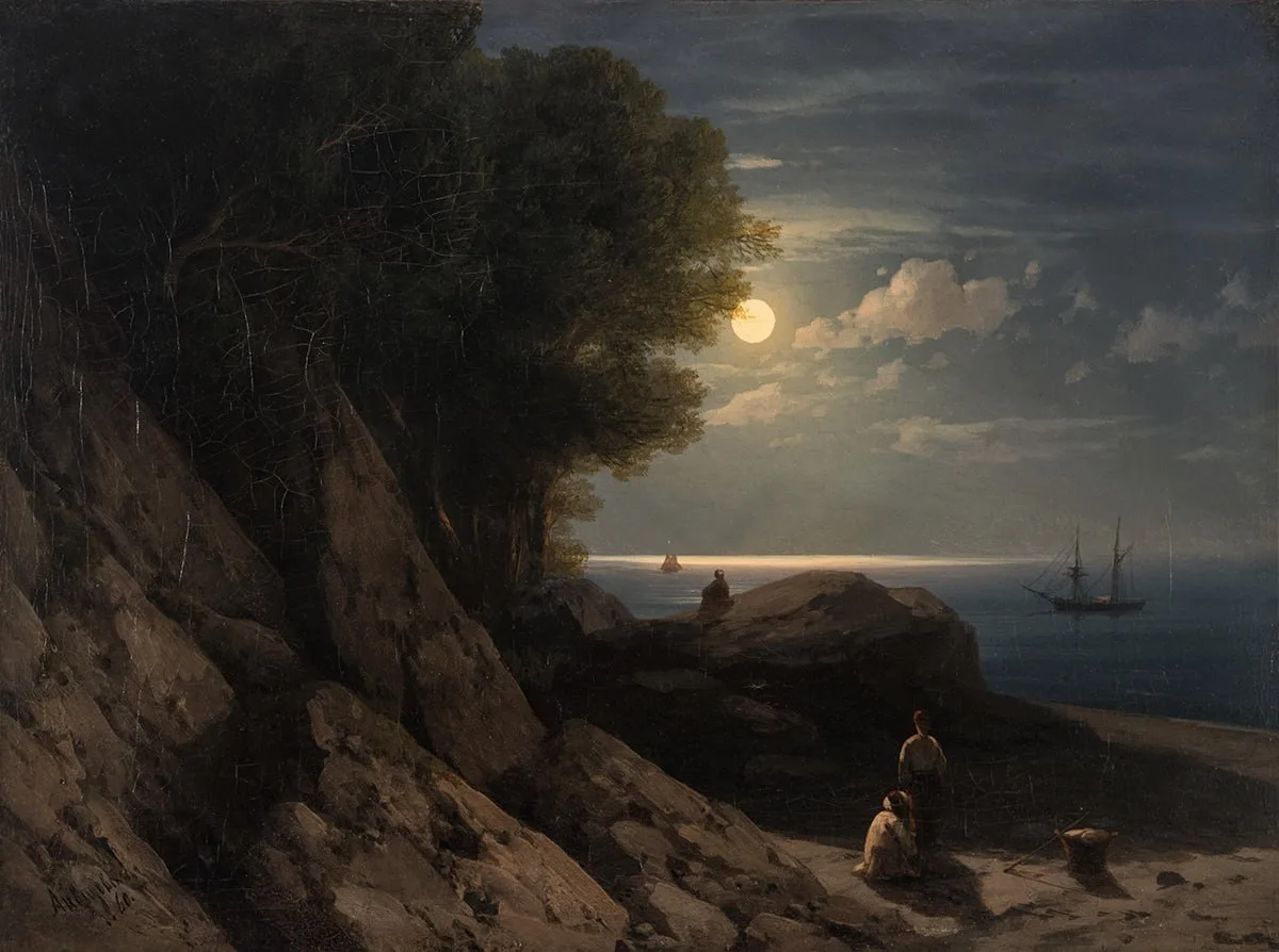 "Лунная ночь", 1860