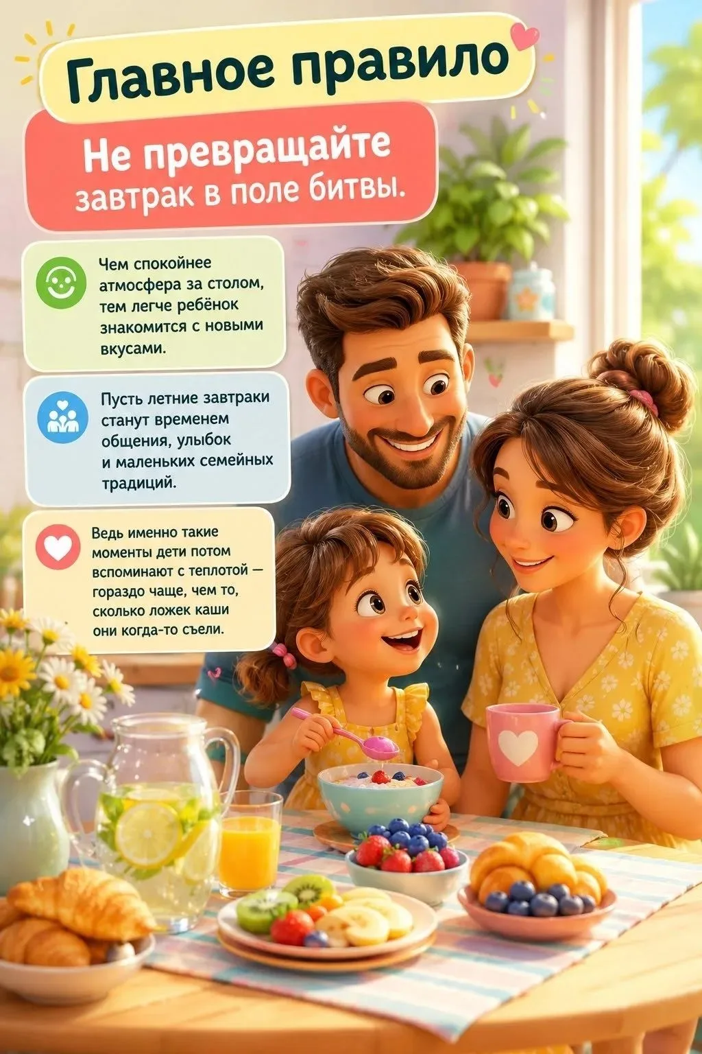 Летом дети часто теряют интерес к еде, но это не проблема, а вызов!
