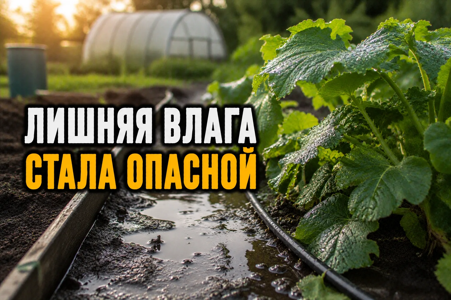 Лишняя влага стала опасной

Не каждый полив приносит пользу.

Когда почва и так влажная, корням стан