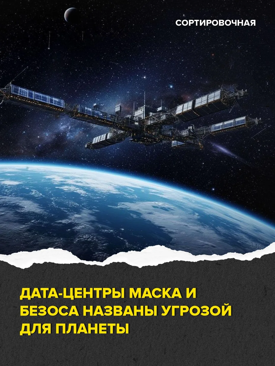 🙅‍♂ Учёные и экологи хотят помешать бизнесменам отправлять в космос группировки дата-центров

В США