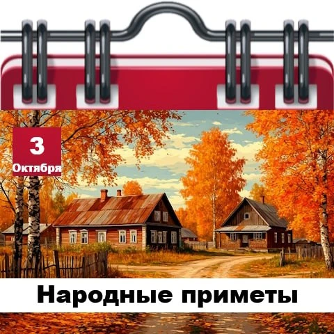Народные приметы 3 октября