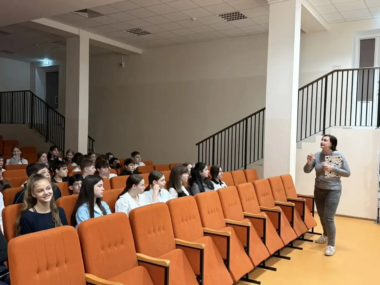 16 марта сотрудники Городского Дома Культуры провели для учащихся 8-х классов нашей школы  интеракти