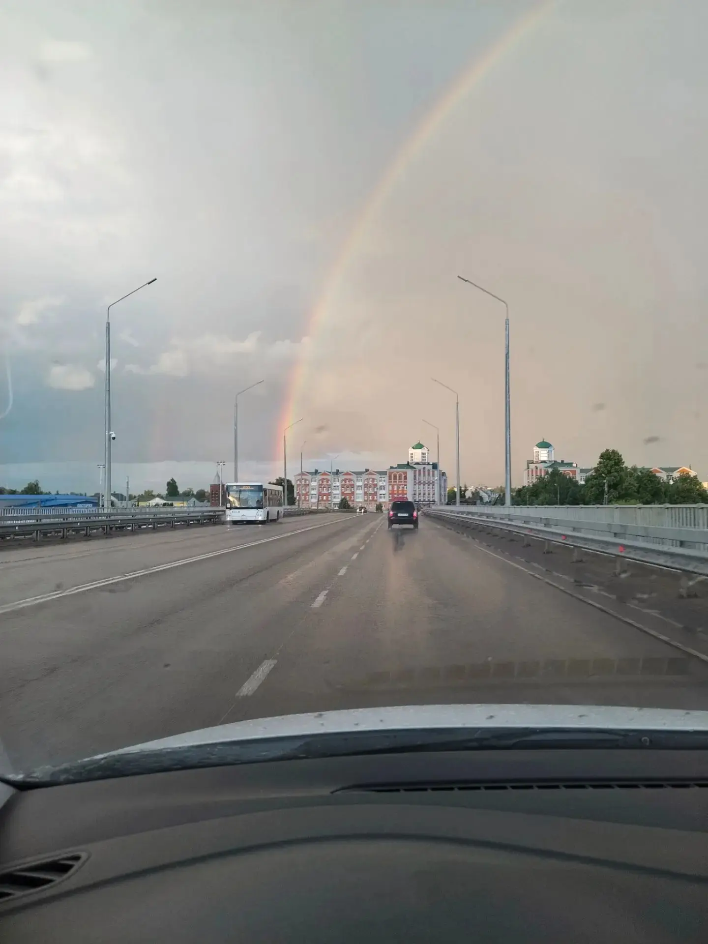 Сегодняшняя радуга над Ельцом 🌈😍