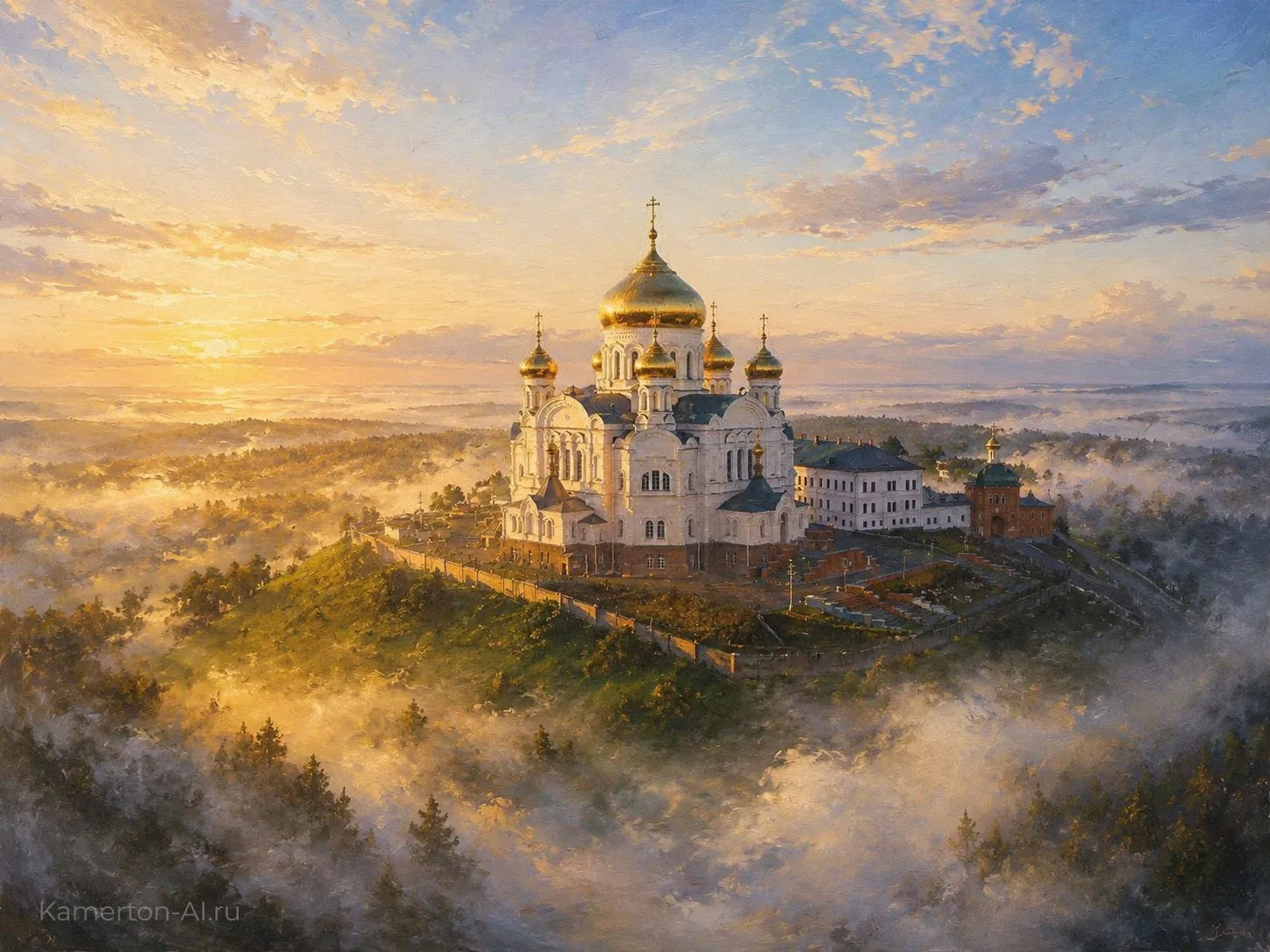 Вера рисует. Начинаем тур по местам духовной силы. Белогорский монастырь.