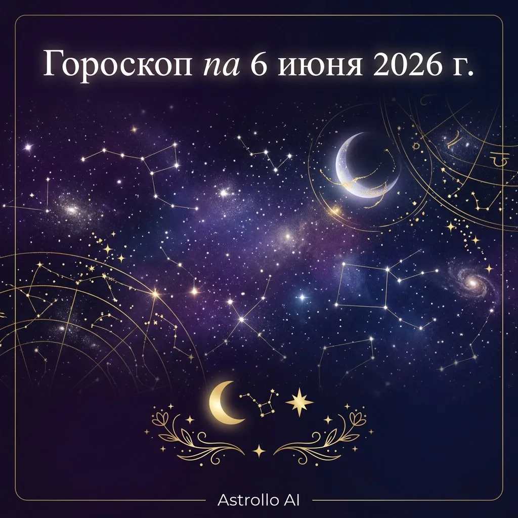 🔮 Гороскоп на 6 июня 2026 г.