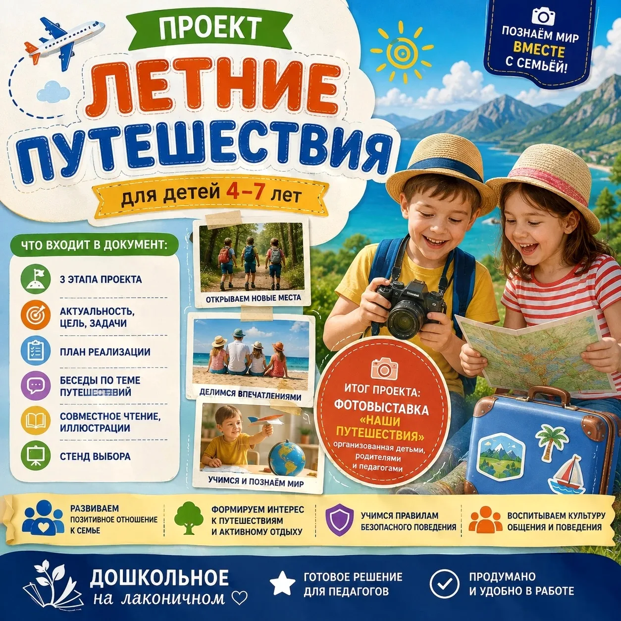 Дети вернулись с каникул и хотят рассказать всё сразу. Эту инициативу можно не прерыват...