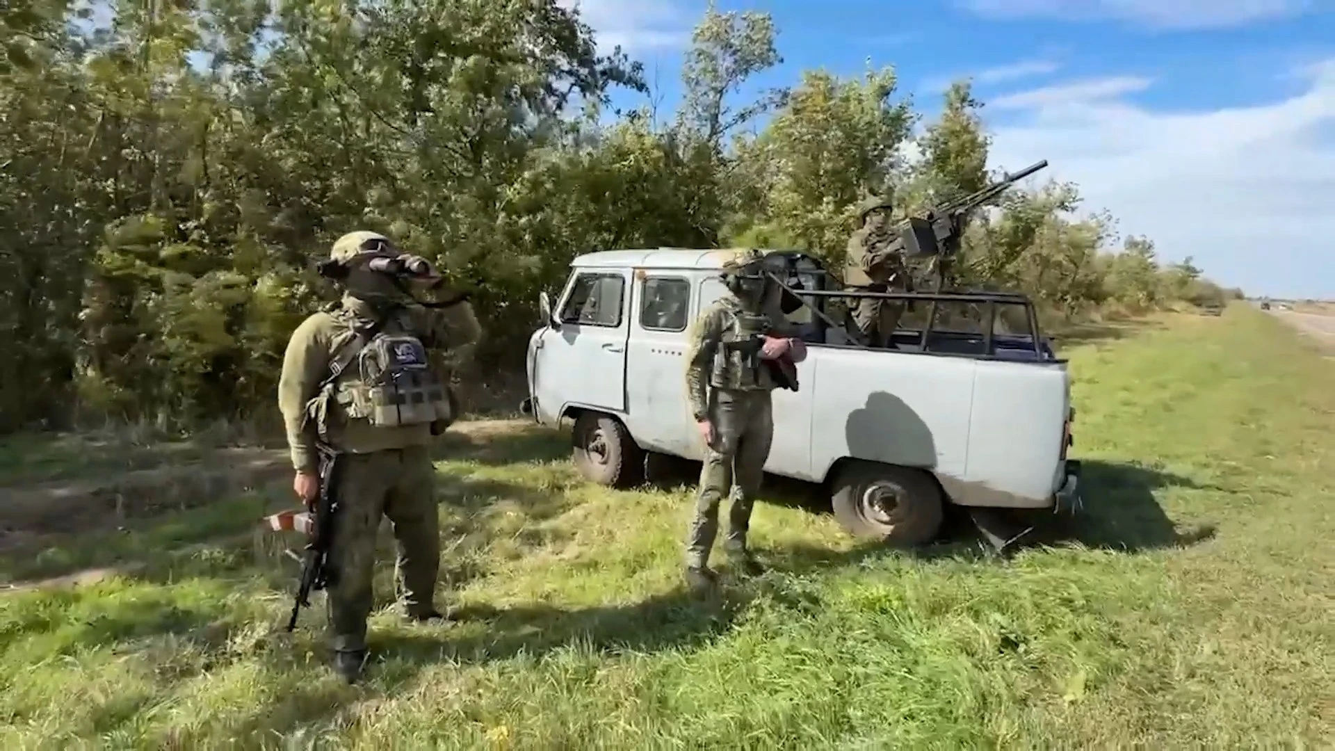 Боевая работа расчетов мобильных огневых групп 29-й общевойсковой армии группировки «Во...