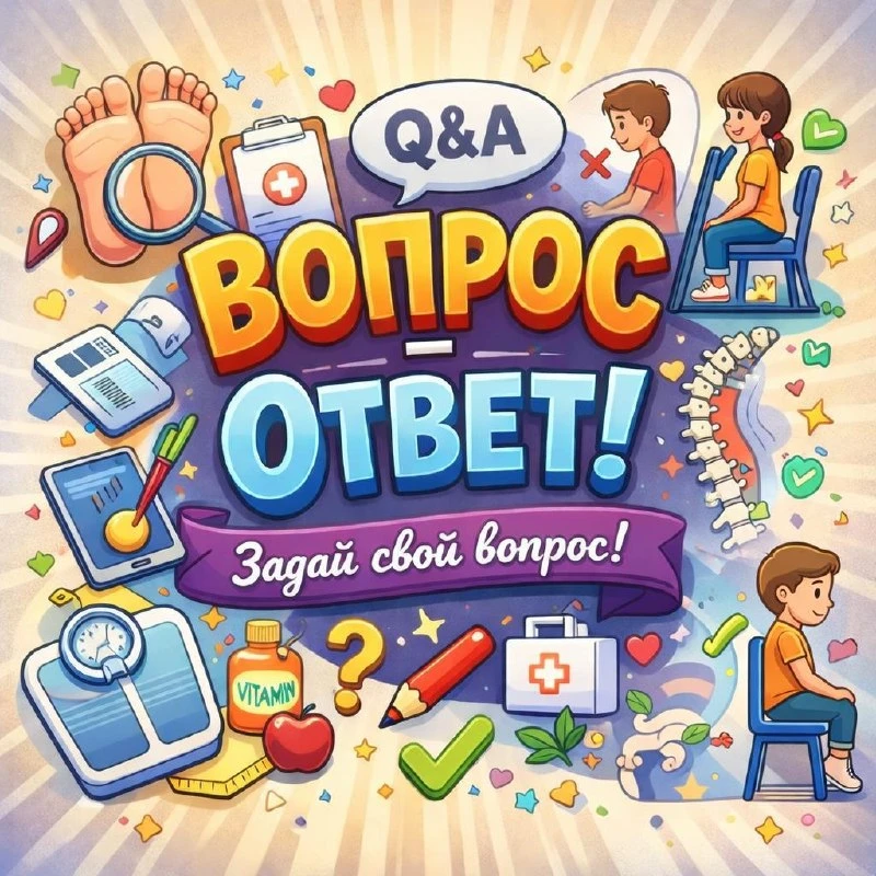 Рубрика вопрос-ответ , если у вас есть вопрос касаемо осанки , походки, стоп ребенка - ...